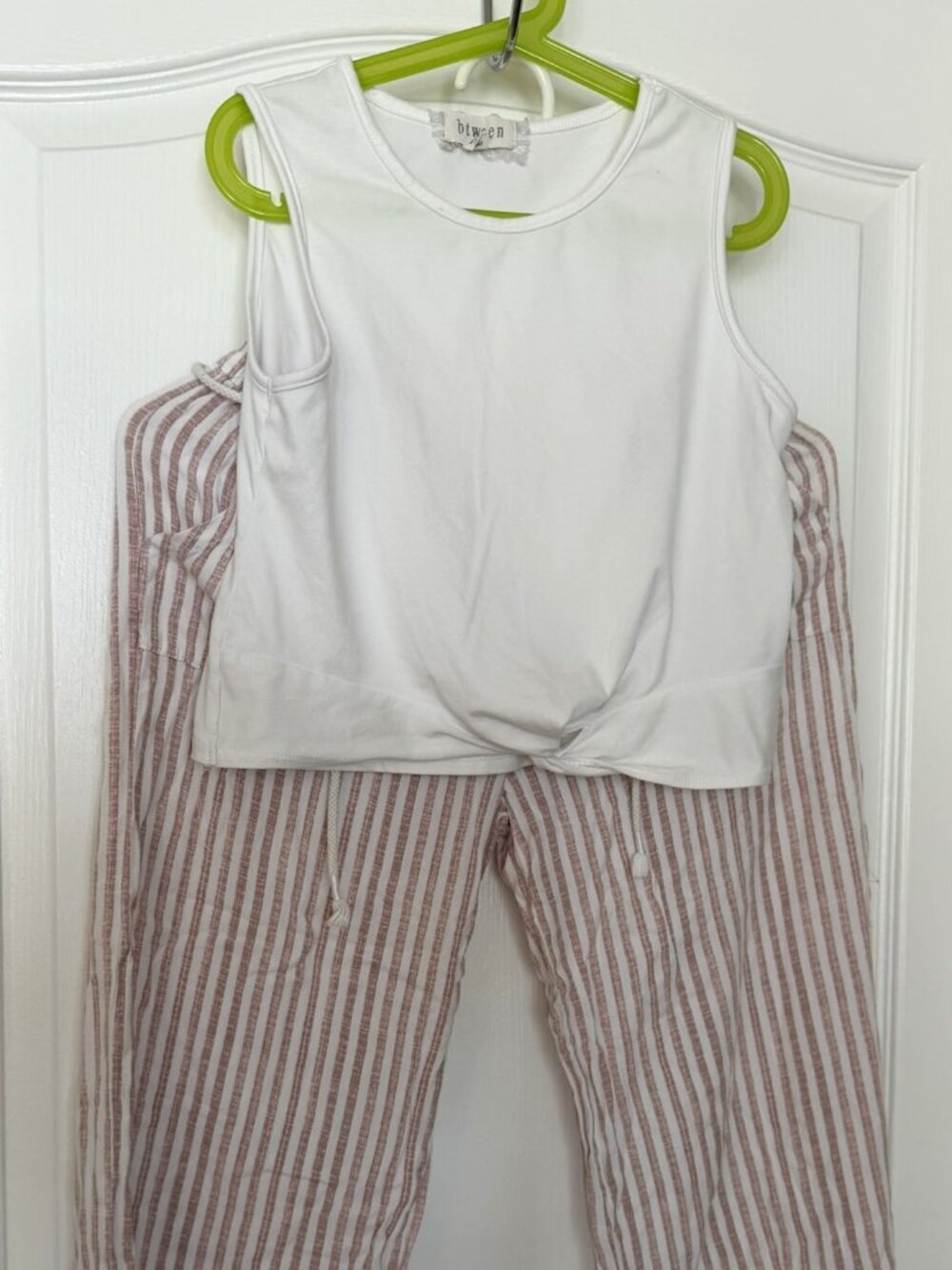 2 Piece Girls Pants & Tank Top Outfit Size 10